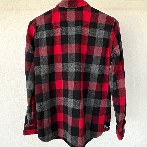 Penfield Flannel Button Down Red Checkered Small - Picture 7 of 9